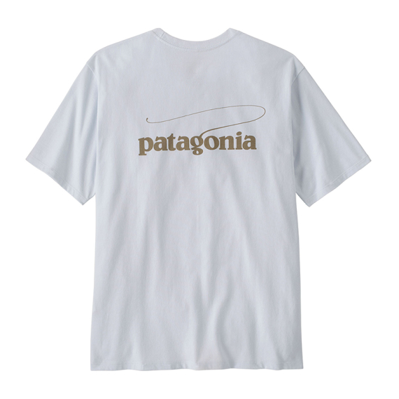 Patagonia M\'s Casting Logo Responsibili-Tee WHI i gruppen Kläder & Skor / Kläder / T-shirts hos Sportfiskeprylar.se (37811-WHI-Lr)