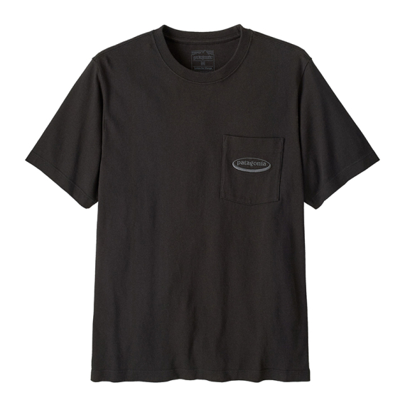 Patagonia M\'s MW \'95 Oval Logo Pocket Tee Black i gruppen Kläder & Skor / Kläder / T-shirts hos Sportfiskeprylar.se (37880-BLK-Lr)