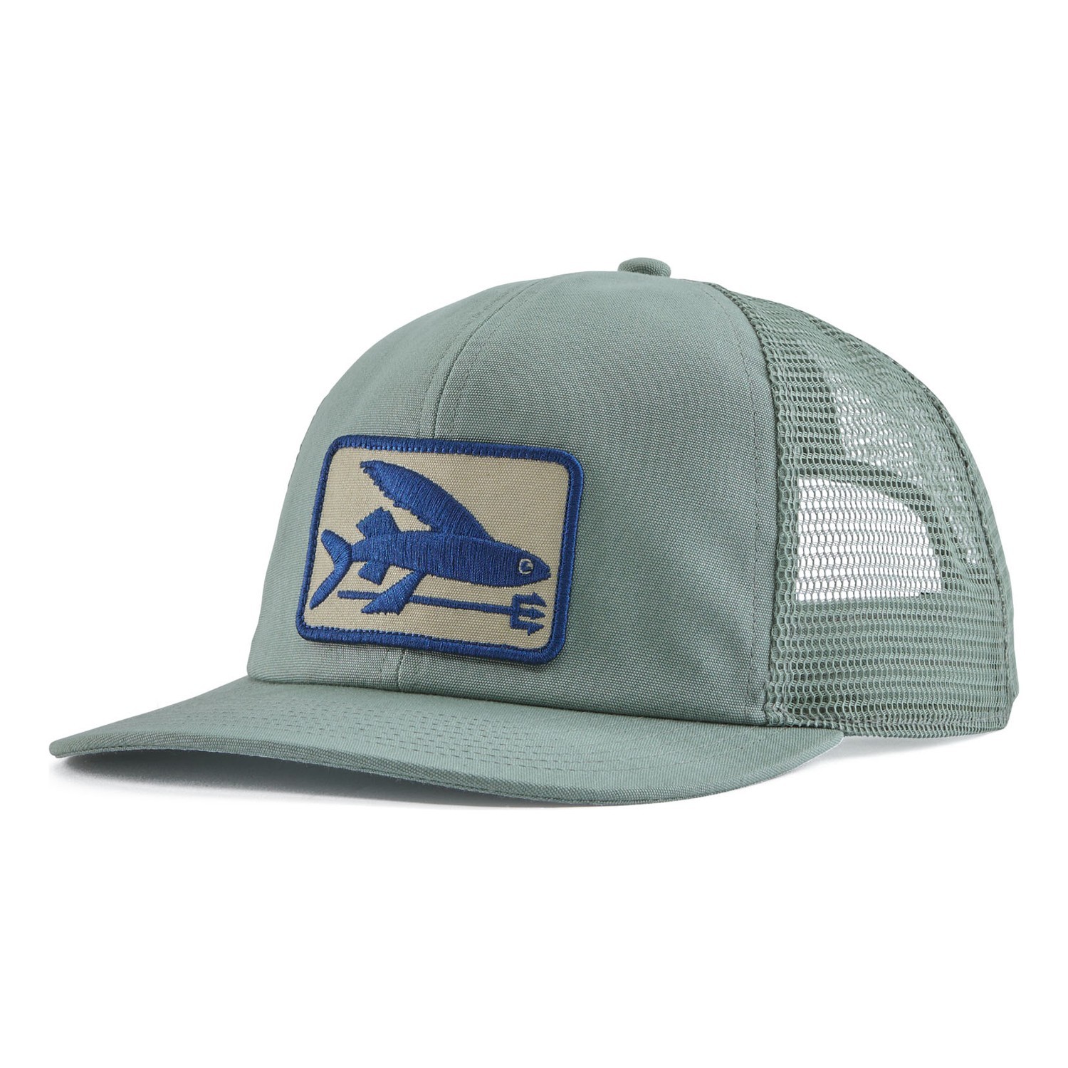 Patagonia Flying Fish Relaxed Trucker Hat CVGR i gruppen Kläder & Skor / Kepsar & Huvudbonader / Kepsar / Truckerkepsar hos Sportfiskeprylar.se (38229-CVGR-ALL)