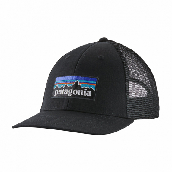 Patagonia P-6 Logo LoPro Trucker Hat Black i gruppen Kläder & Skor / Kepsar & Huvudbonader / Kepsar / Truckerkepsar hos Sportfiskeprylar.se (38283-BLK-ALL)