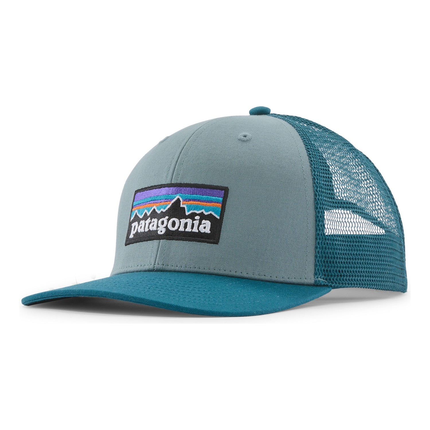 Patagonia P-6 Logo Trucker Hat BLSG i gruppen Kläder & Skor / Kepsar & Huvudbonader / Kepsar / Truckerkepsar hos Sportfiskeprylar.se (38289-BLSG-ALL)
