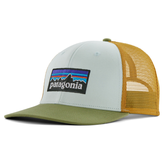 Patagonia P-6 Logo Trucker Hat, Wispy Green i gruppen Kläder & Skor / Kepsar & Huvudbonader / Kepsar / Truckerkepsar hos Sportfiskeprylar.se (38289-WPYG-ALL)