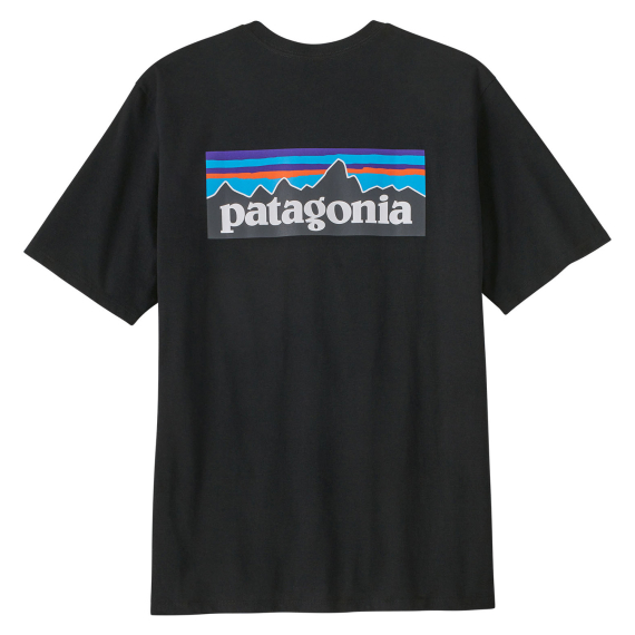 Patagonia M\'s P-6 Logo Responsibili-Tee Black i gruppen Kläder & Skor / Kläder / T-shirts hos Sportfiskeprylar.se (38504-BLK-Sr)