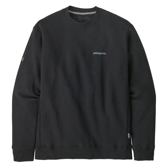 Patagonia Fitz Roy Icon Uprisal Crew Sweatshirt Ink Black i gruppen Kläder & Skor / Kläder / Tröjor hos Sportfiskeprylar.se (39667-INBK-Sr)