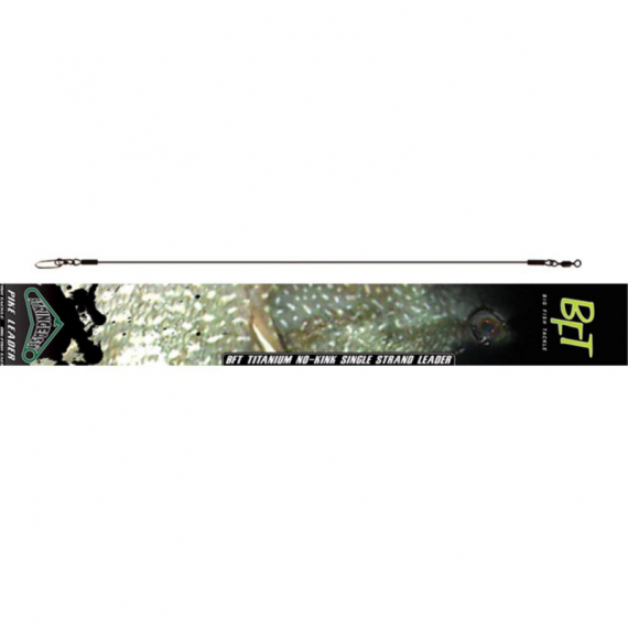 BFT Stiff Jerkbait Leader Titanium 12\' (30 cm) i gruppen Krok & Småplock / Tafsar & Tafsmaterial hos Sportfiskeprylar.se (40-BFT-TI12)