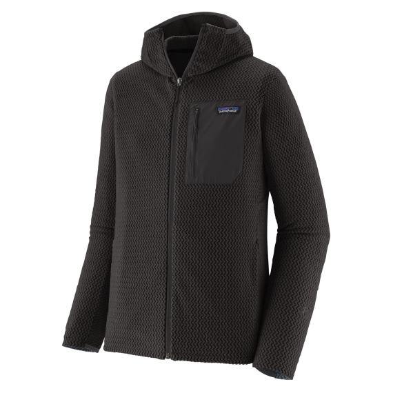 Patagonia M\'s R1 Air Full-Zip Hoody Black i gruppen Kläder & Skor / Kläder / Tröjor / Hoodies hos Sportfiskeprylar.se (40256-BLK-Lr)