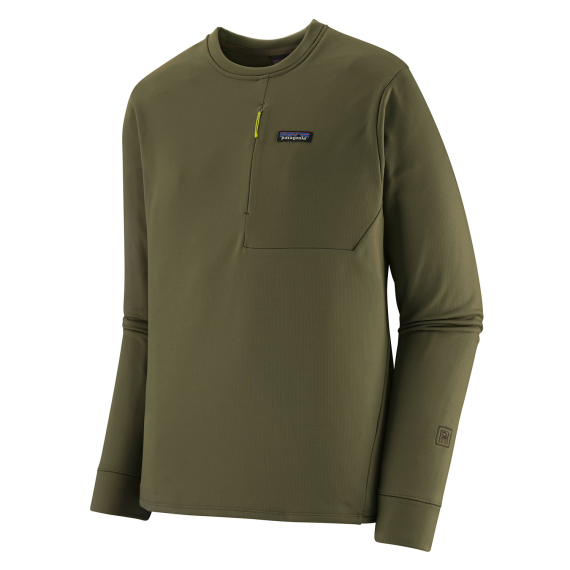 Patagonia M\'s R1 Thermal Crew, Pine Needle Green i gruppen Kläder & Skor / Kläder / Tröjor / Fleecetröjor hos Sportfiskeprylar.se (40590-PNGR-Sr)