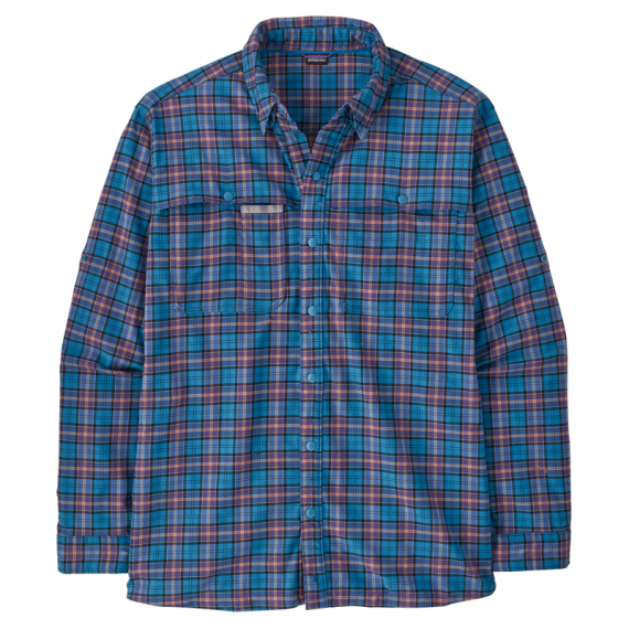 Patagonia M\'s Early Rise Stretch Shirt On the Fly: Anacapa Blue i gruppen Kläder & Skor / Kläder / Skjortor hos Sportfiskeprylar.se (41920-OFBLr)