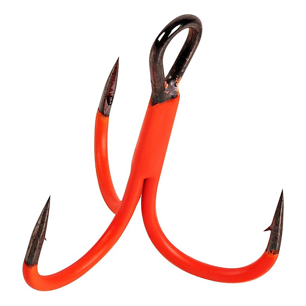 Owner STV-36BO Treble Hook, UV Flash Orange i gruppen Krok & Småplock / Krok / Trekrok hos Sportfiskeprylar.se (44-5636VO-031r)
