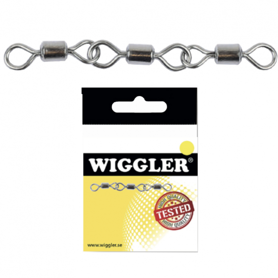 Triple Rolling Swivel, Black Nickel stl. 3 i gruppen Krok & Småplock / Stingers & Stingertillbehör / Stingertillbehör hos Sportfiskeprylar.se (4493-3)
