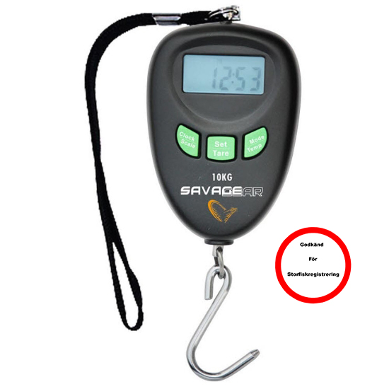 Savage Gear Digi Scale M - >10kg/22lb i gruppen Verktyg & Tillbehör / Fiskevågar hos Sportfiskeprylar.se (45211)