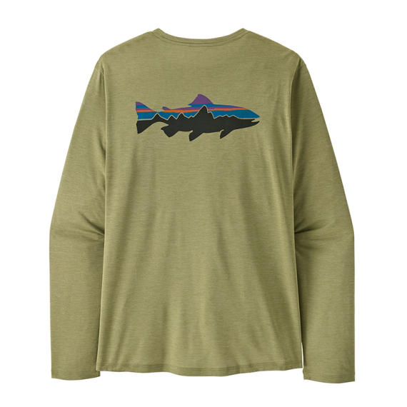Patagonia M\'s L/S Cap Cool Daily Shirt Fitz Roy Trout GGNX i gruppen Kläder & Skor / Kläder / T-shirts hos Sportfiskeprylar.se (45452-GGNX-Lr)