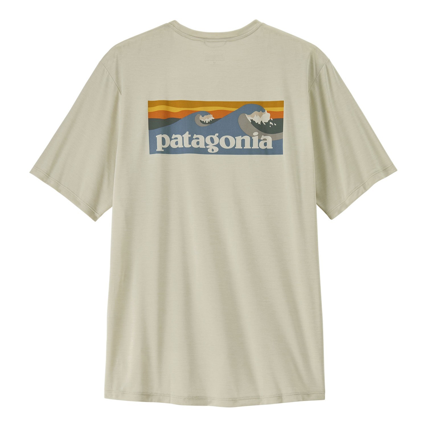 Patagonia M\'s Cap Cool Daily Shirt - Boardshort Logo DYWH i gruppen Kläder & Skor / Kläder / T-shirts hos Sportfiskeprylar.se (45481-DYWH-XXLr)