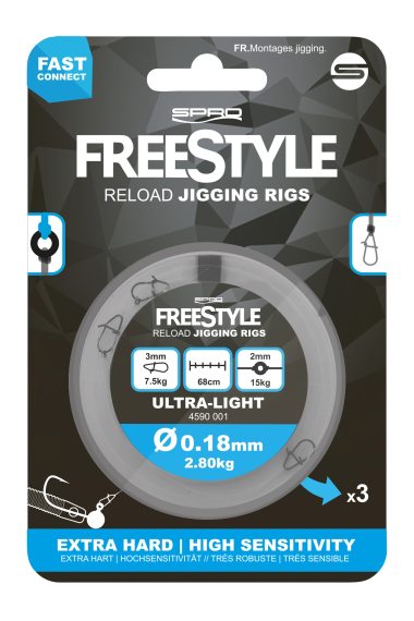 Freestyle Reload Jig Rig i gruppen Krok & Småplock / Färdiga Riggar / Färdiga Abborriggar hos Sportfiskeprylar.se (45905r)