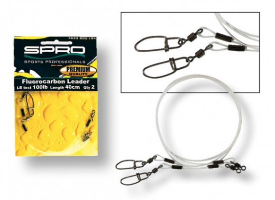 Spro Fluorocarbon Tafsar 2-pack i gruppen Krok & Småplock / Tafsar & Tafsmaterial hos Sportfiskeprylar.se (4623800104r)