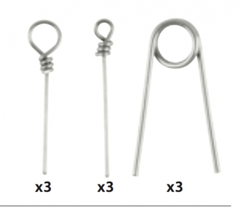 Spro Softbait Pin Assortiment i gruppen Krok & Småplock / Stingers & Stingertillbehör / Stingertillbehör / Stinger Spikes hos Sportfiskeprylar.se (4628109)