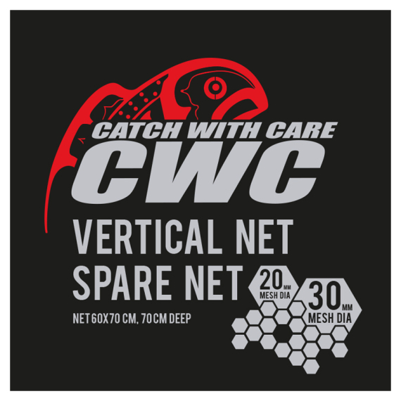 CWC Vertical 70cm, D20/D30 Spare Net i gruppen Verktyg & Tillbehör / Håvar / Håvnät hos Sportfiskeprylar.se (49-FNETCWC1S)