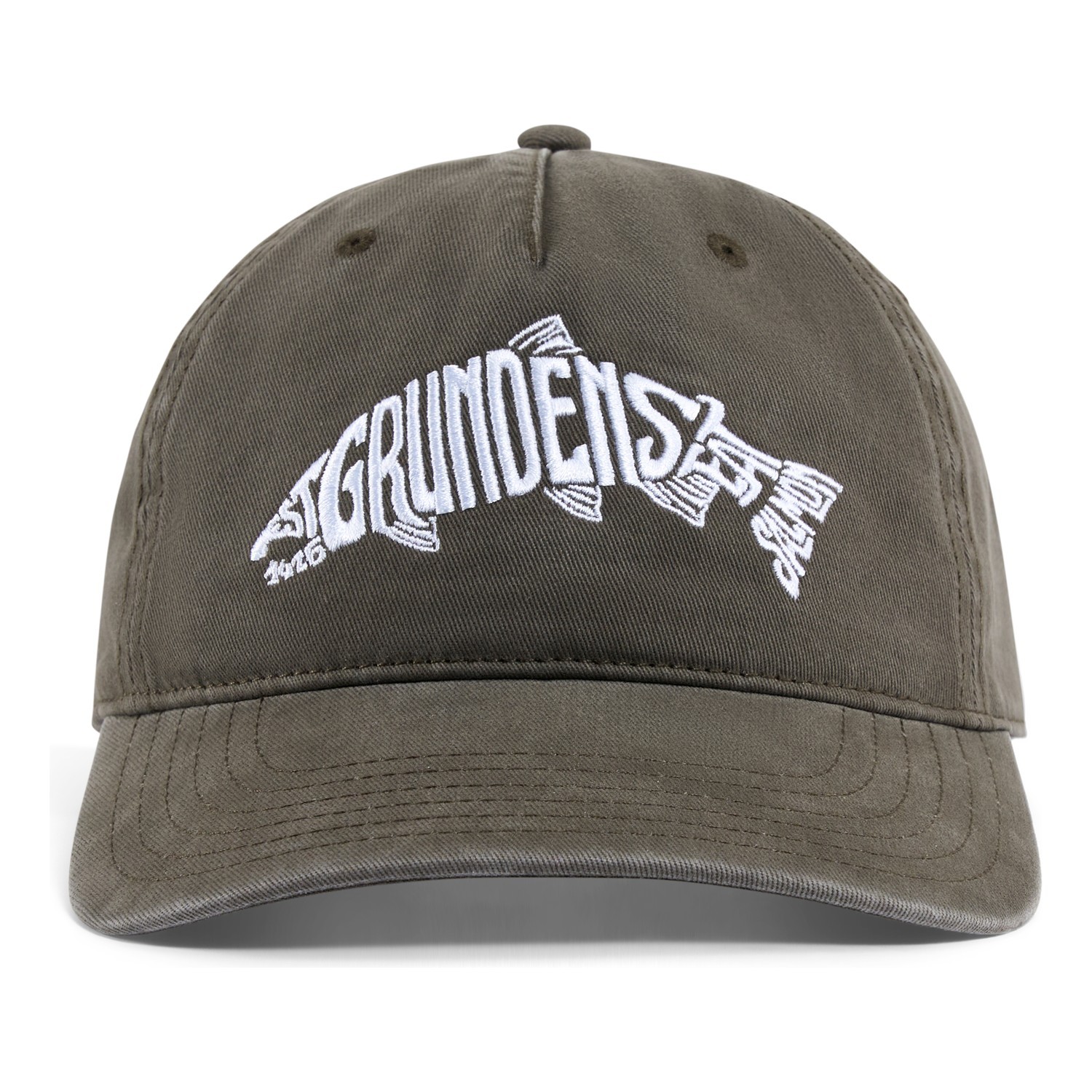 Grundéns Eat Your Words RX Trucker Loden Salmon Graphic i gruppen Kläder & Skor / Kepsar & Huvudbonader / Kepsar / Truckerkepsar hos Sportfiskeprylar.se (50000-385-0001)