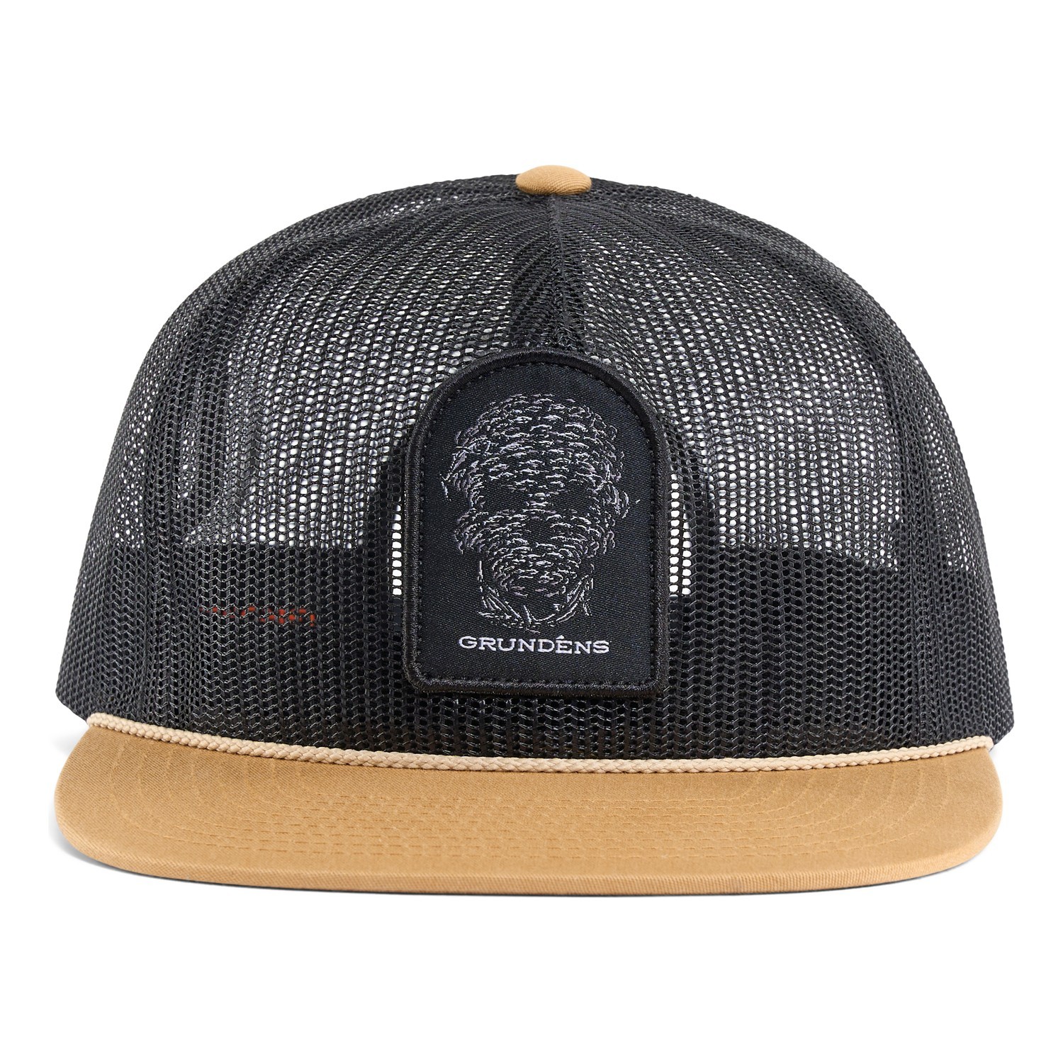 Grundéns Bait Ball Mesh Trucker Black/Khaki i gruppen Kläder & Skor / Kepsar & Huvudbonader / Kepsar / Truckerkepsar hos Sportfiskeprylar.se (50015-005-0001)