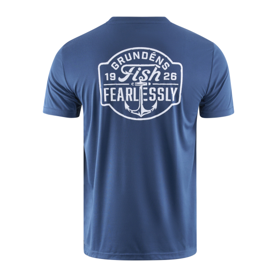 Grundéns Fish Fearlessly SS Tech Tee Blue Abyss i gruppen Kläder & Skor / Kläder / T-shirts hos Sportfiskeprylar.se (50117-477-0014r)