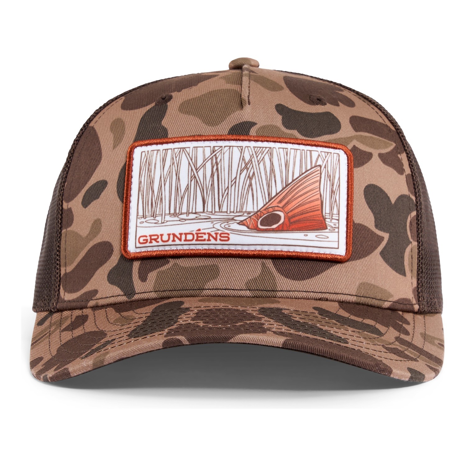 Grundéns Redfish Trucker FP Duck Camo i gruppen Kläder & Skor / Kepsar & Huvudbonader / Kepsar / Truckerkepsar hos Sportfiskeprylar.se (50272-927-0001)