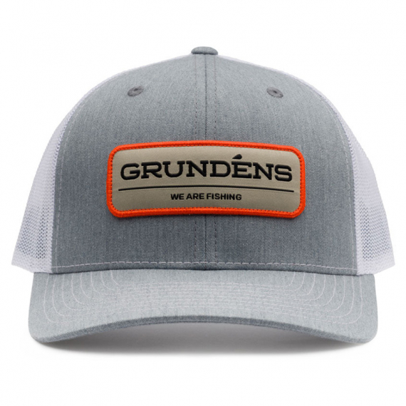 Grundéns We Are Fishing Trucker Heather Grey/White i gruppen Kläder & Skor / Kepsar & Huvudbonader / Kepsar / Truckerkepsar hos Sportfiskeprylar.se (50286-064-0001)