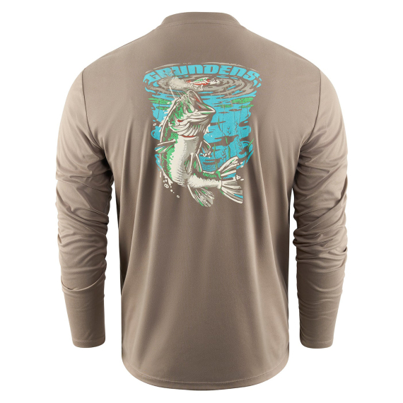 Grundéns Bass Popper LS Tech Tee Otter i gruppen Kläder & Skor / Kläder / Tröjor / Långärmade T-shirts hos Sportfiskeprylar.se (50333-355-0013r)