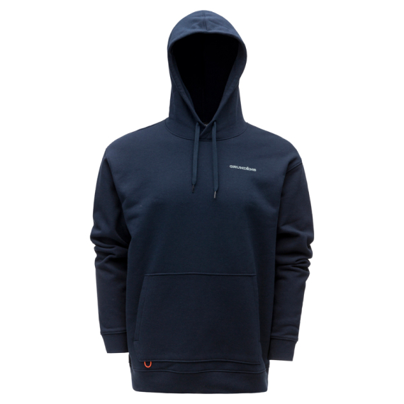 Grundéns Logo Boat Hoodie Dark Navy i gruppen Kläder & Skor / Kläder / Tröjor / Hoodies hos Sportfiskeprylar.se (50376-425-0014r)