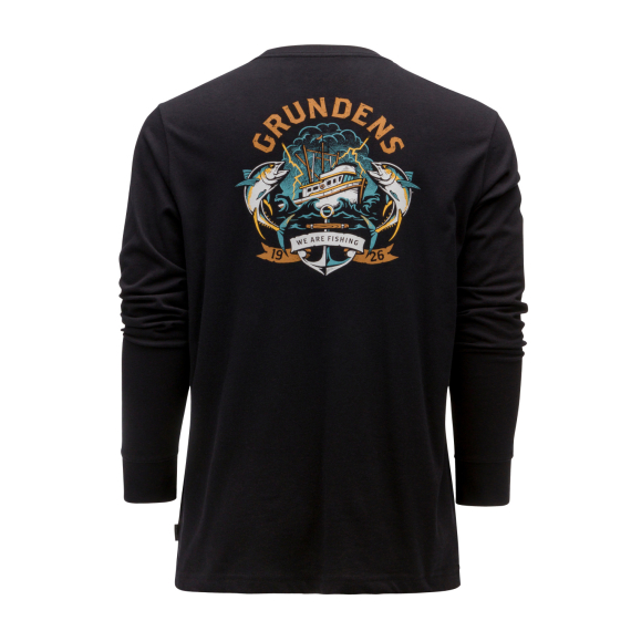 Grundéns Tuna Tattoo LS T-Shirt Black i gruppen Kläder & Skor / Kläder / Tröjor / Långärmade T-shirts hos Sportfiskeprylar.se (50385-001-0014r)