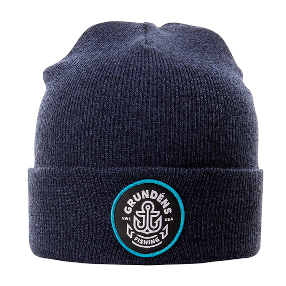 Grundéns Watchhouse Beanie Anchor, Heather Navy i gruppen Kläder & Skor / Kepsar & Huvudbonader / Mössor hos Sportfiskeprylar.se (50386-411-0001)