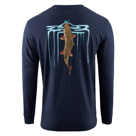 Grundéns Riser LS T-Shirt Dark Navy i gruppen Kläder & Skor / Kläder / Tröjor / Långärmade T-shirts hos Sportfiskeprylar.se (50434-425-0013r)