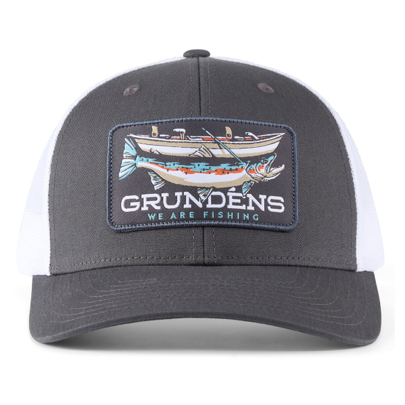 Grundéns Drift Boat Trucker Charcoal/White i gruppen Kläder & Skor / Kepsar & Huvudbonader / Kepsar / Truckerkepsar hos Sportfiskeprylar.se (50463-123-0001)