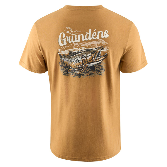 Grundéns Leroy Brown SS T-Shirt Whiskey i gruppen Kläder & Skor / Kläder / T-shirts hos Sportfiskeprylar.se (50468-201-0013r)