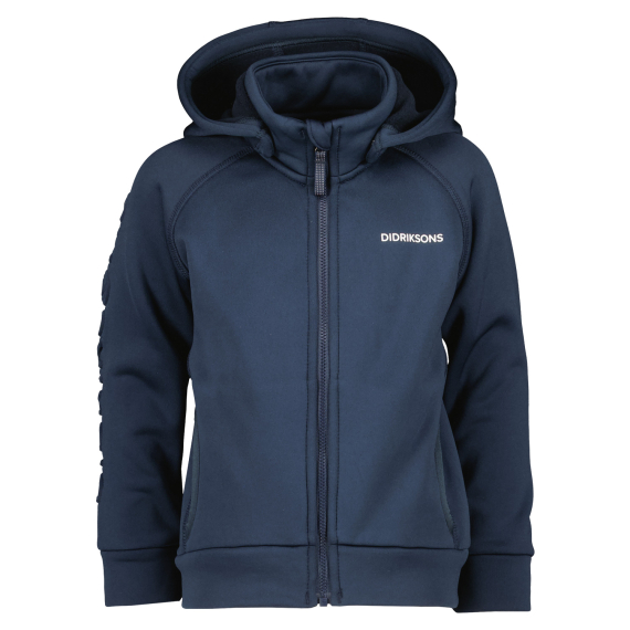 Didriksons Corin Kids Full-Zip Navy i gruppen Kläder & Skor / Kläder / Tröjor / Hoodies hos Sportfiskeprylar.se (505003039090r)