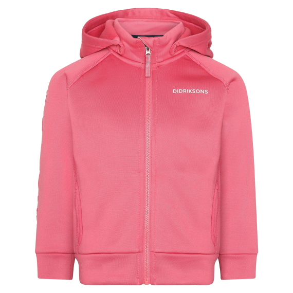 Didriksons Corin Kids Full-Zip Dusty Azalea i gruppen Kläder & Skor / Kläder / Tröjor / Hoodies hos Sportfiskeprylar.se (505003K15090r)
