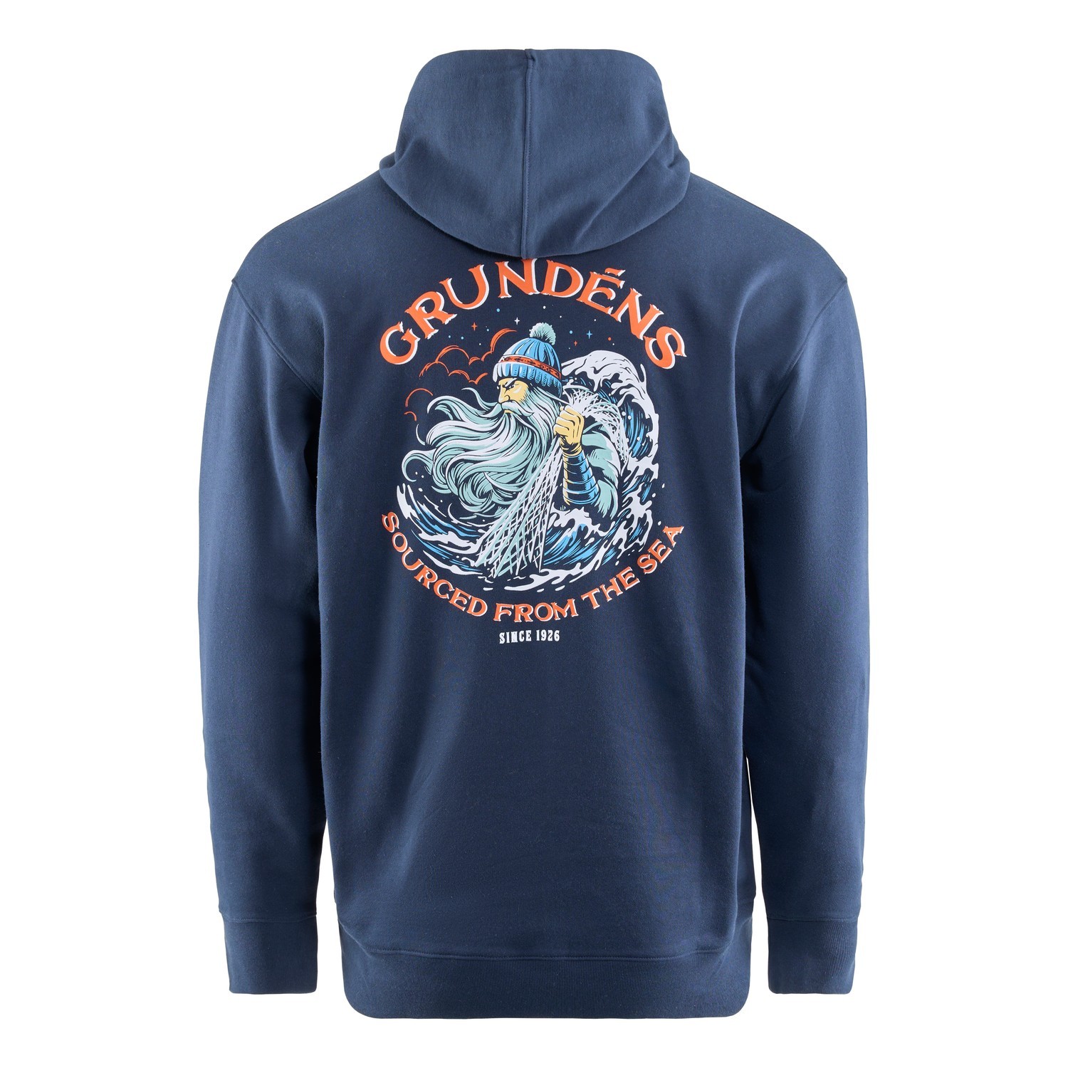 Grundéns Displacement DWR Hoodie Sea Sourced Dark Navy i gruppen Kläder & Skor / Kläder / Tröjor / Hoodies hos Sportfiskeprylar.se (50506-422-0013r)