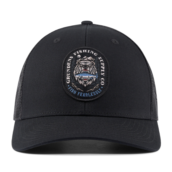 Grundéns Bear Essentials Trucker Black i gruppen Kläder & Skor / Kepsar & Huvudbonader / Kepsar / Truckerkepsar hos Sportfiskeprylar.se (50510-001-0001)