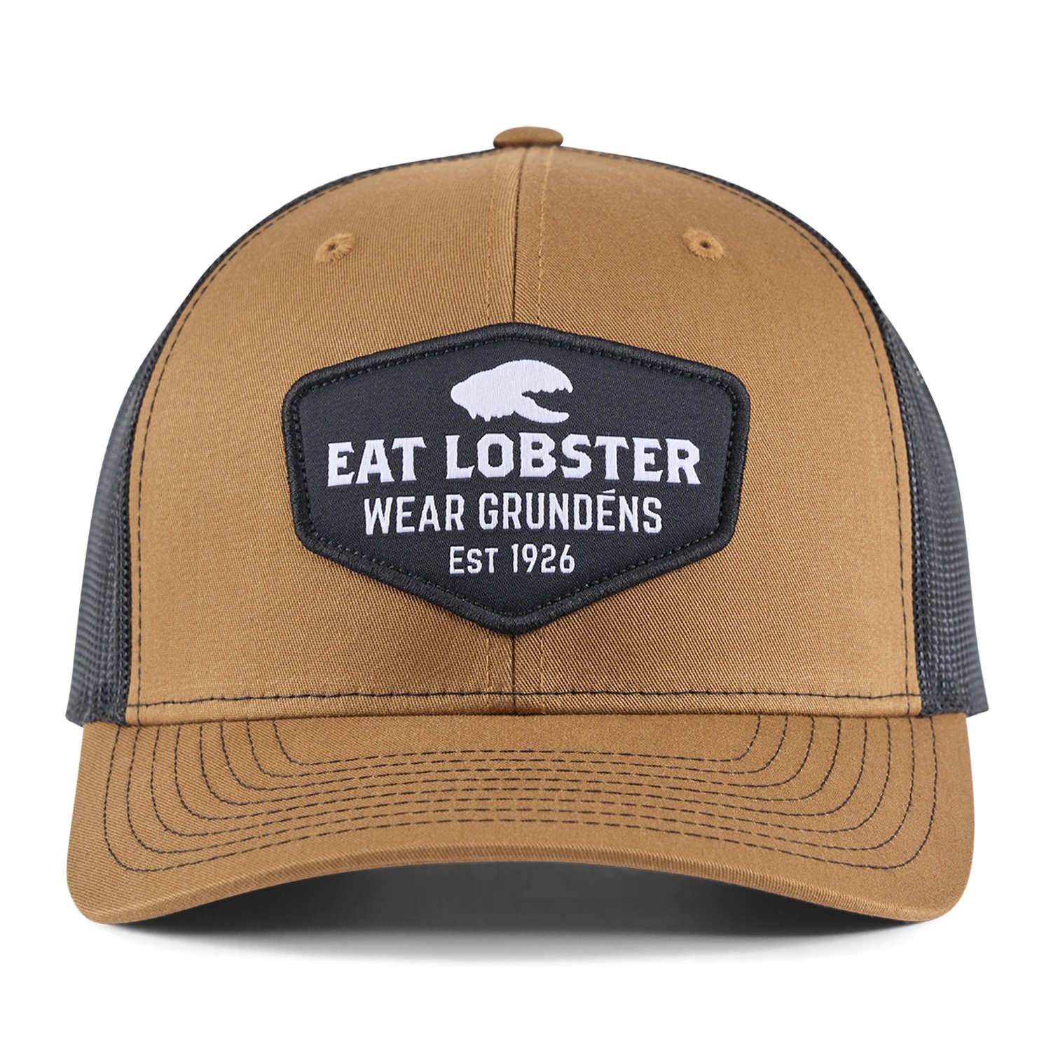 Grundéns Eat Lobster Trucker Dark Rum i gruppen Kläder & Skor / Kepsar & Huvudbonader / Kepsar / Truckerkepsar hos Sportfiskeprylar.se (50553-257-0001)