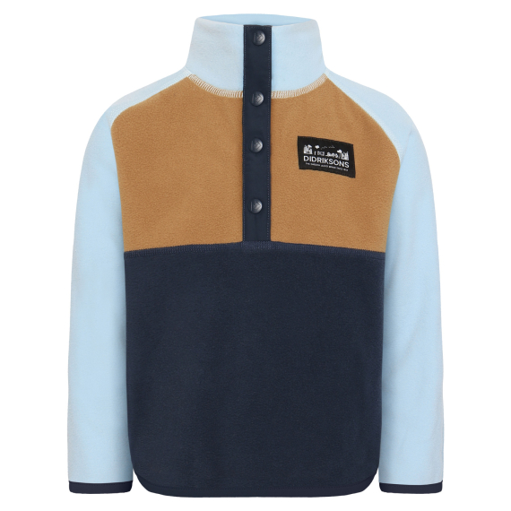 Didriksons Monte Kids Half Button Navy i gruppen Kläder & Skor / Kläder / Tröjor / Fleecetröjor hos Sportfiskeprylar.se (505590939090r)
