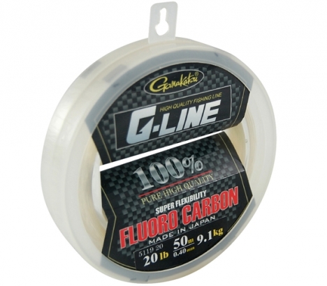 Gamakatsu G-Line Fluorocarbon 25m, 7,7kg / 0,35mm i gruppen Krok & Småplock / Tafsar & Tafsmaterial / Tafsmaterial / Tafsmaterial Fluorocarbon hos Sportfiskeprylar.se (5063035)