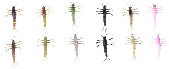 Savage Gear 3D TPE Mayfly Nymph 5cm i gruppen Fiskedrag / Jiggar & Gummibeten / Kräftor & Creaturebaits / Creaturebaits hos Sportfiskeprylar.se (50676r)