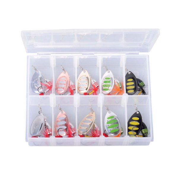 SavageGear Rotex Spinner kit2 #3a & #3 (10-pack) i gruppen Fiskedrag / Spinnare hos Sportfiskeprylar.se (50723)