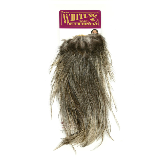 Whiting Coq de Leon Bronze Saddle - Light Pardo i gruppen Krok & Småplock / Flugbindning / Flugbindningsmaterial / Fjädrar & Nackar / Nackar & Sadlar hos Sportfiskeprylar.se (51302042)