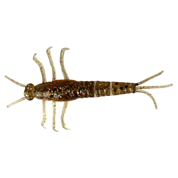 Savage Gear LB 3D PVC Mayfly 50mm Brown Glitter 8pcs i gruppen Fiskedrag / Jiggar & Gummibeten / Kräftor & Creaturebaits / Creaturebaits hos Sportfiskeprylar.se (55114)