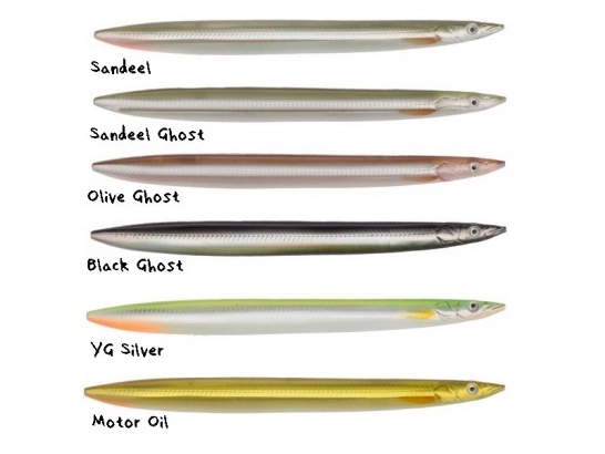 Savage Gear 3D Line Thru Sandeel 125mm 19g i gruppen Fiskedrag / Havsöringsdrag & Kustwobblers / Kustwobblers hos Sportfiskeprylar.se (55750r)