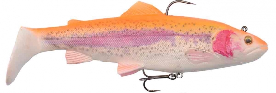 Savage Gear 4D Trout Rattle Shad 12.5cm 35g 02-Golden Albino i gruppen Fiskedrag / Swimbaits / Mjuka Swimbaits hos Sportfiskeprylar.se (57406)