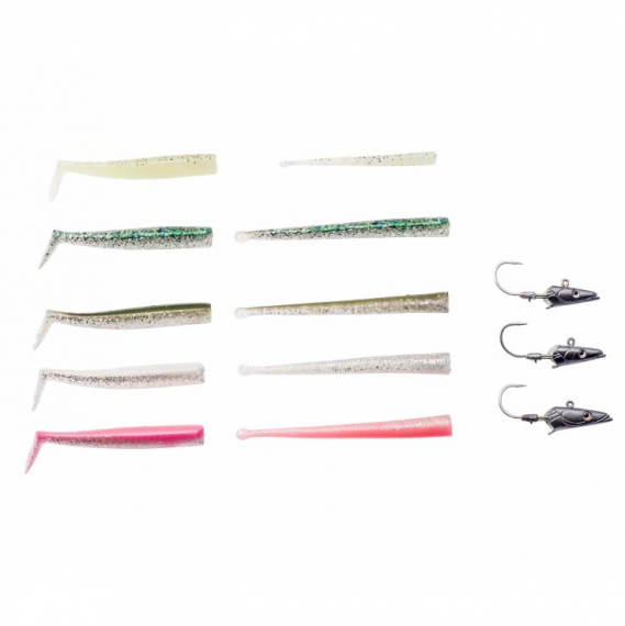 Savage Gear Sandeel Kit 25pcs i gruppen Fiskedrag / Betespaket hos Sportfiskeprylar.se (57646)