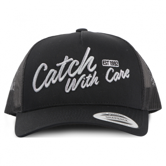 CWC Snapback Trucker Cap Black Text i gruppen Kläder & Skor / Kepsar & Huvudbonader / Kepsar / Snapbackkepsar hos Sportfiskeprylar.se (58-CWC-86)
