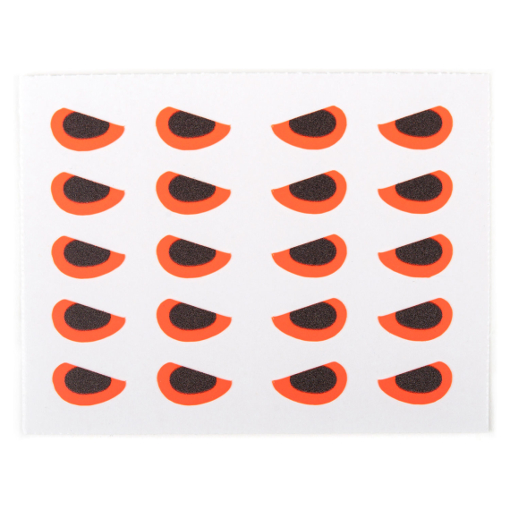 Angry Predator Eyes 6mm - Fluo Orange i gruppen Krok & Småplock / Flugbindning / Flugbindningsmaterial / Ögon hos Sportfiskeprylar.se (600002)