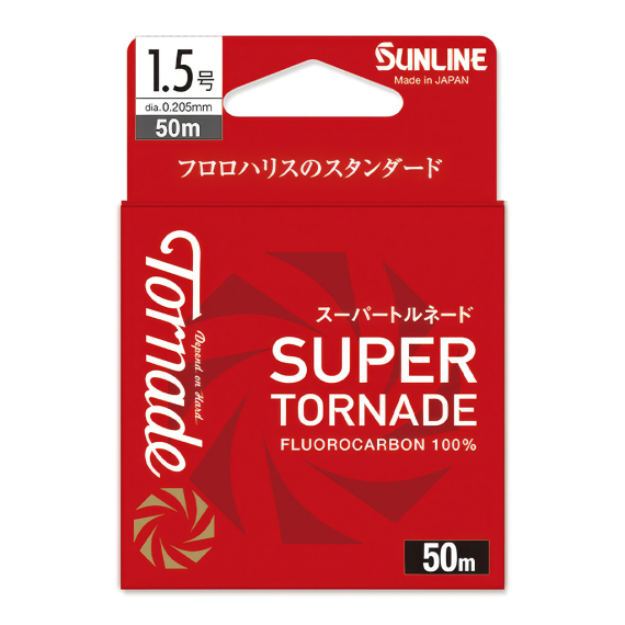 Sunline Super Tornade Clear 50m i gruppen Fiskelinor / Fluorocarbonlinor hos Sportfiskeprylar.se (60075550r)